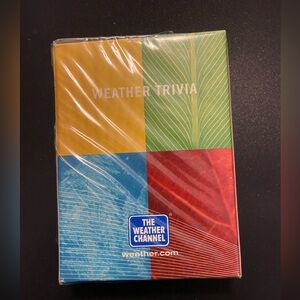 The Weather Channel Trivia Card Game 2004-NEW in sealed package.